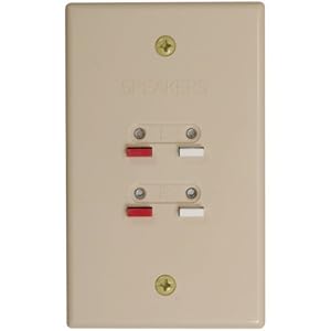 RCA AH300N Stereo Speaker Wire Wall Plate
