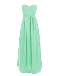 Cocktail Floor Length Chiffon Evening Dress/Bridesmaid Dress/Prom Dress/Wedding Party Dress 