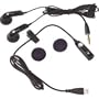 Mp3 Music Stereo Handsfree Headset Headphones Earphones Ear Buds with Mic Microphone and 3.5mm Audio Adapter + Dual Ear Buds Headphones