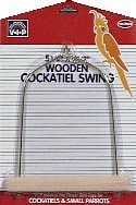Vo-Toys Cockatiel Swing 7x5in Bird Toy