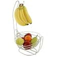 Kitchen Fruit Basket Bowl and Banana Hook Combo Discounts