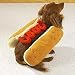 Dog Costume - Hot Diggity Dog Halloween Costume (Hot Dog w/Ketchup) - Small