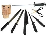 Victorinox Kitchen Cutlery 11-Piece Block Set, Rosewood