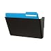 Single Wall Pockets, Cubicle Hanger/ Wall Mount, Wall Mount Incl, Legal, Black EXP40506