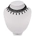 31O5R0WYPGL. AA75  Black Acrylic Bead Flex Fancy Dress Party Choker