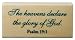 The Heavens Declare - Psalm 19:1 THOMAS KINKADE Wood Mounted Red Rubber Stamp by Corn...