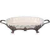 Review Belaverrea  / Venetian Scroll Crema Casserole 3qt