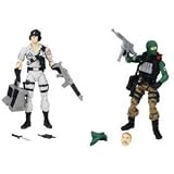 G.I. JOE Hasbro 25th Anniversary 3 3/4" Wave 6 Action Figures Comic Book 2-Pack Beachhead and Mainframe