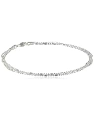 Sterling Silver Three-Row "3-in-1" Chain Link Bracelet