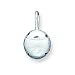 Sterling Silver Baseball Charm with 20 inch Sterling Silver Chain