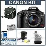 Canon EOS Rebel T1i EF-S Digital SLR Camera/ Lens Kit Black with 18-55mm Lens.8GB SD Memory Card, Spare LP-E5 Lithium-Ion Rechargeable Battery, Slinger Camera Bag, USB 2.0 SD Card Reader, Professional Lens Cleaning Kit
