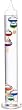 River City Clocks 17 Inch Liquid Galileo Thermometer with Seven Multi-Color Floats and Gold Tags -