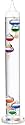 River City Clocks 17 Inch Liquid Galileo Thermometer with Seven Multi-Color Floats and Gold Tags - Model # L3845G