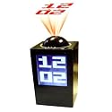 Projection LED Black Alarm Clock with Temperature Display