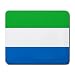 Sierra Leone Flag Mouse Pad
