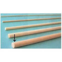 ひのき丸棒　20φ×900mm　（5本組）