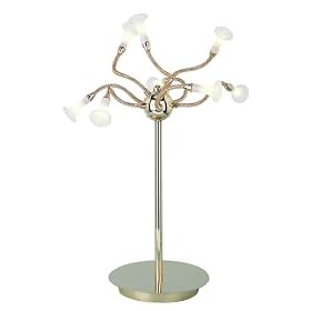 Gooseneck Chrome Modern Table Lamp