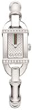 GUCCI Womens YA068556 6800 Series Stainless Steel Bangle Diamond-Accent Watch