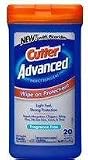 Cutter Advanced Wipes with 5.75% Picaridin, 20 Count