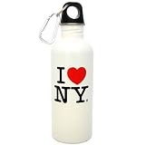I “Heart” New York -White – Stainless Steel Water Bottles Stainless Steel Drinking Water Bottle