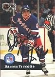 James Patrick, New York Rangers, 1985 Opee Chee Autographed Card