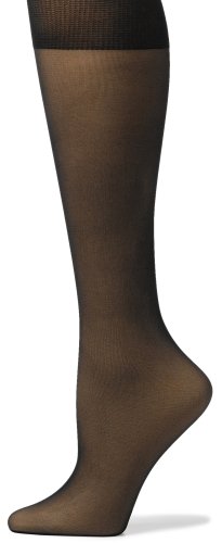 No Nonsense Women's Sheer Toe Knee Highs, 10 Pair Pack