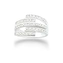 0.50ct tw Natural Diamond( G-H-SI) Fashion Ring in 14K White Gold
