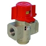OSHA lockout tagout valve, pressure release 1/4" NPT