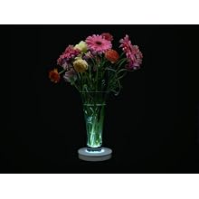 Fortune Products LB-RGBW-6 Super Bright 40 LED Light Base, 6-1/8" Diameter x 1-1/8" Height, Multi-Color
