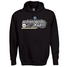 Pittsburgh Steelers Super Bowl XLIII Black Hooded Sweatshirt