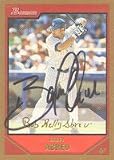 Bobby Abreu, New York Yankees, 2007 Bowman Autographed Card