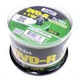 HI DISC HD DVDR120 16X PW50PSC DVD-R 16倍速 50枚組