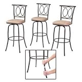 Metal OX Adjustable-Height Stools - 3 Piece Set