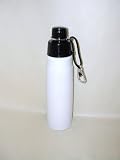 Double Wall Vacuum Stainless Steel Water Bottle, BPA Free- White Insulated Stainless Steel Sports Water Bottle