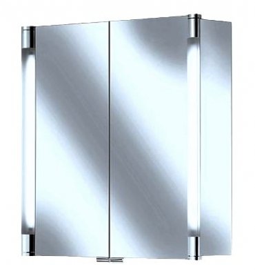 KEUCO Spiegelschrank Royal T2 13801 ohne Schubkästen sil elox 70x70cm x16,6cm 13801171301