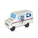 Mr Zip USPS Wooden Post Office Mail Delivery Truck LLV, Made in USA, No Lead Paint