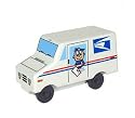 Mr Zip USPS Wooden Post Office Mail Delivery Truck LLV, Made in USA, No Lead Paint