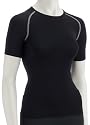 Women Nike Pro Vent Short Sleeve Top in schwarz