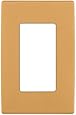 Leviton Renu REWP1-TC One-Gang Screwless Snap-On Wallplate, Toasted Coconut