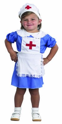 Childrens Toyshop  Toys : Girls Toddler Nurse Fancy Dress Party Costume Age 2-4