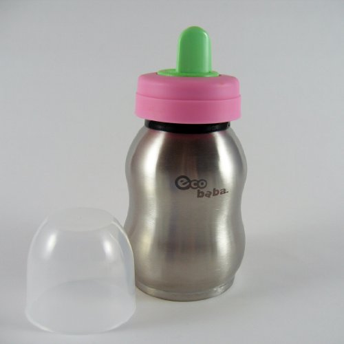 Eco Baba - Stainless Sippy (Pink)