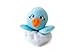 Fetch Pet Products Hatchables Interactive Hide & Seek Puzzle Plush Toy - Hides Treats - Squeaky Dog Toy Blue Bird