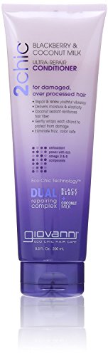 Giovanni 2chic Ultra Repair Conditioner, Blackberry and Coconut Milk, 8.5 Fluid Ounce