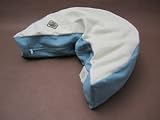 The Nesting Pillow  Organic Nursing Pillow with Aqua Washable Slipcover