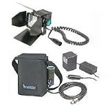 Bescor MPL-645 Kit, with 50w 12v DC on Camera Video Light, Barn Doors, MM7XLRATM Battery & ATMPRB Charger.