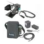 Bescor MPL-645 Kit, with 50 watt 12v DC on Camera Video Light, MM7XLRATM Shoulder Battery Pack & ATMPRB Charger.
