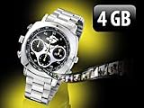 Zoom Produkt-Bild: OctaCam 5in1-Kamera-Uhr mit 720p HD-Aufl&ouml;sung & 4 GB Speicher