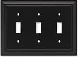 Architectural Triple Switch Wall Plate- Set of 2