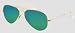 Ray-Ban - Mens Aviators Sunglasses In Gold, Eye Size: 58 Ray-Ban - Mens Aviators Sunglasses In Gold, Eye Size: 58