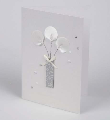 Organza Lilies Sympathy Card